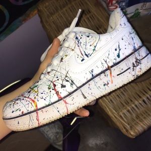 painted air force 1’s